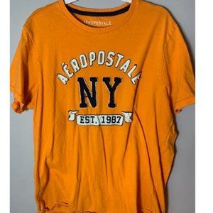 AEROPSOTALE NEW YORK T SHIRT GOLD YELLOW